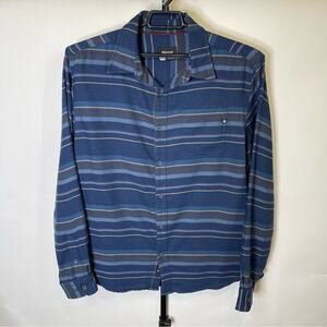 Marmot Blue Plaid Long Sleeve Shirt Size XL Men’s